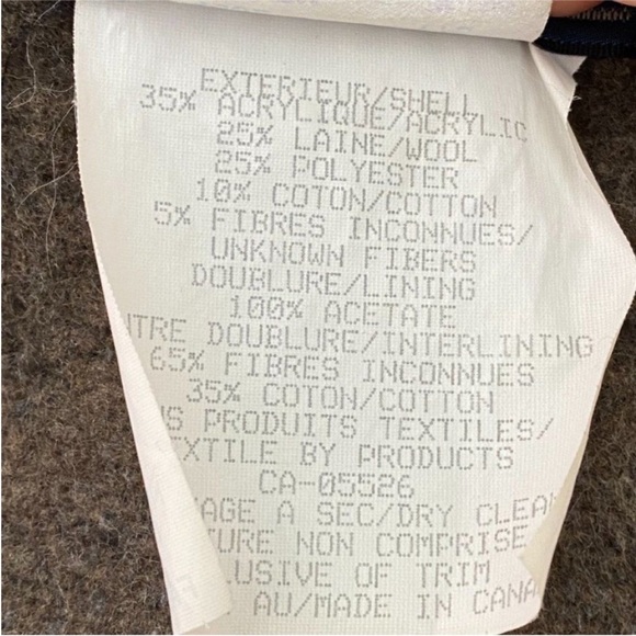 Brown Bear and Tree Pattern Pea Coat - Picture 7 of 7